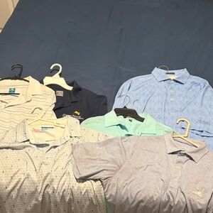 Peter Millar Kids Polo Shirt Collection - Blue, White, Navy